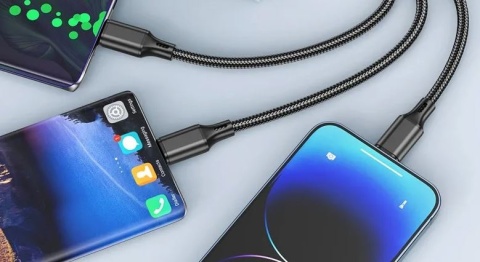 KABEL 3W1 USB TYPU C MICRO USB LIGHTNING 1M PRZEWÓD ŁADUJĄCY KABEL 3W1 USB TYPU C MICRO USB LIGHTNING 1M PRZEWÓD ŁADUJĄCY