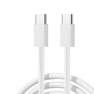 KABEL USB C - C 2M 60W PRZEWÓD ŁADOWANIA W OPLOCIE IPHONE 16 15