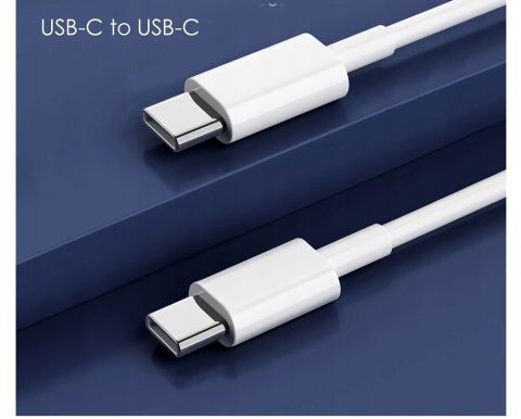 KABEL USB C - C UNIWERSALNY 1 METR PRZEWÓD ŁADOWANIA KABEL USB C - C UNIWERSALNY 1 METR PRZEWÓD ŁADOWANIA