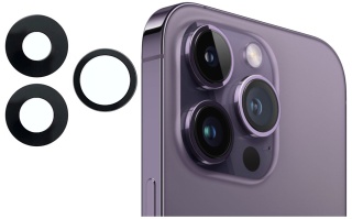 Szkło Aparatu iPhone 14 Pro / 14 Pro Max Soczewka Szkiełko Oczko Kamery
