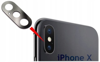 Szkło Aparatu iPhone X Soczewka Szkiełko Oczko Kamery