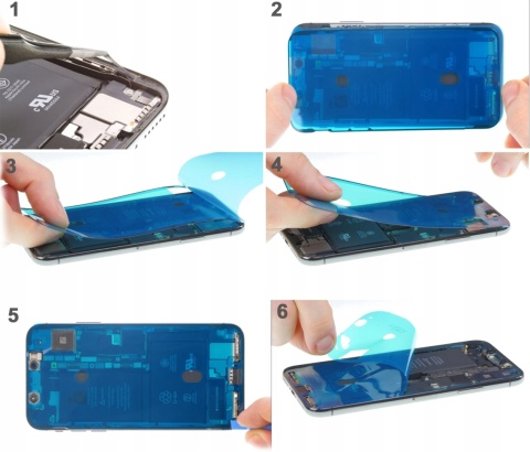 Uszczelka iPhone 11 / XR pod Wyświetlacz Ekran Podklejka Uszczelka iPhone 11 / XR pod Wyświetlacz Ekran Podklejka