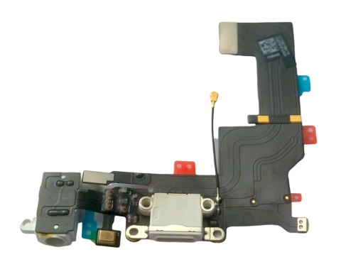 IPhone 5S Złącze Ładowania Port Mikrofon Biały