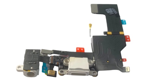 IPhone 5S Złącze Ładowania Port Mikrofon Biały