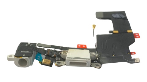 IPhone 5S Złącze Ładowania Port Mikrofon Biały