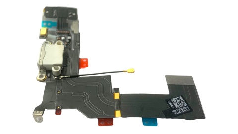 IPhone 5S Złącze Ładowania Port Mikrofon Biały