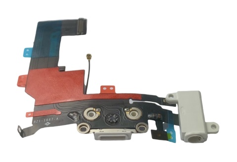 IPhone 5S Złącze Ładowania Port Mikrofon Biały