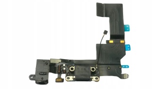 IPhone 5S Złącze Ładowania Port Mikrofon Czarny