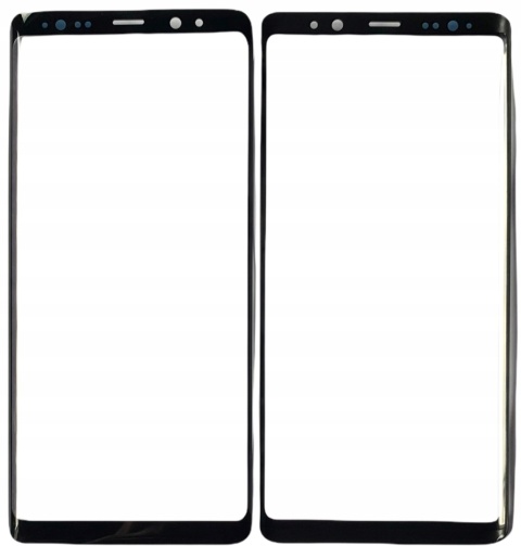 Szyba LCD przód z OCA Napraw Ekran Galaxy NOTE 8