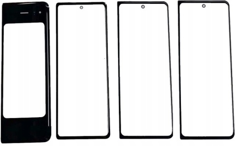 Szyba LCD przód z OCA Napraw Ekran Galaxy Z Fold 1
