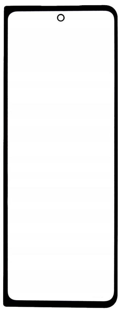 Szyba LCD przód z OCA Napraw Ekran Galaxy Z Fold 4