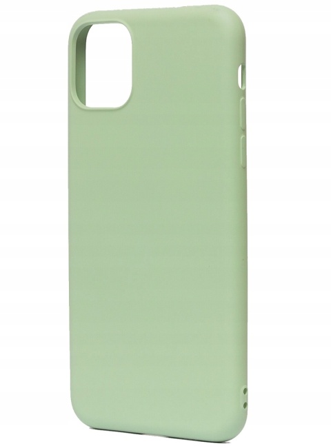 ETUI/CASE iPhone 11 Pistacjowy Silikon Mikofibra ETUI/CASE iPhone 11 Pistacjowy Silikon Mikofibra