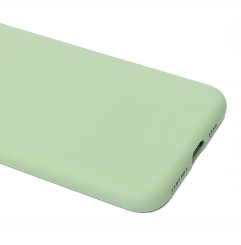 ETUI/CASE iPhone 11 Pistacjowy Silikon Mikofibra ETUI/CASE iPhone 11 Pistacjowy Silikon Mikofibra