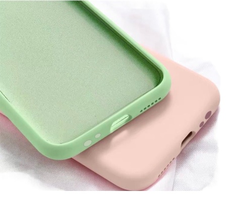 ETUI/CASE iPhone 11 Pistacjowy Silikon Mikofibra ETUI/CASE iPhone 11 Pistacjowy Silikon Mikofibra