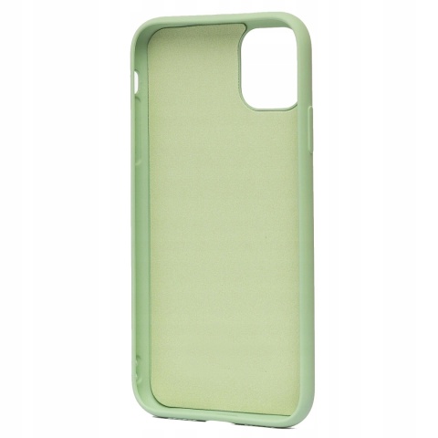 ETUI/CASE iPhone 11 Pistacjowy Silikon Mikofibra ETUI/CASE iPhone 11 Pistacjowy Silikon Mikofibra