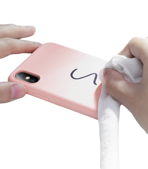 ETUI/CASE iPhone X/XS LIQUID SILICONE COVER CANDY ETUI/CASE iPhone X/XS LIQUID SILICONE COVER CANDY