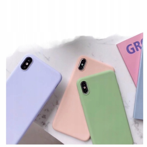 ETUI/CASE iPhone X/XS LIQUID SILICONE COVER CANDY ETUI/CASE iPhone X/XS LIQUID SILICONE COVER CANDY