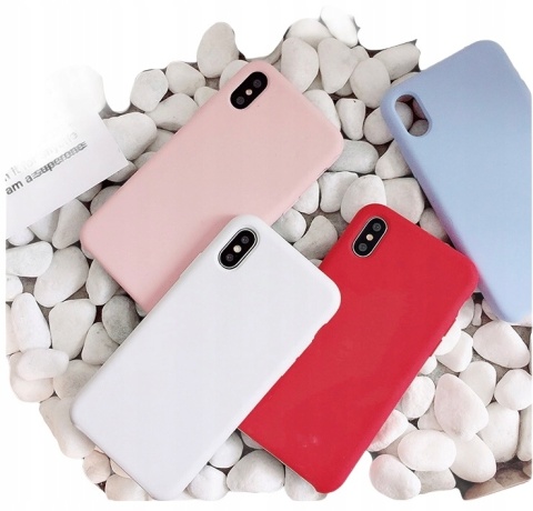 ETUI/CASE iPhone X/XS LIQUID SILICONE COVER CANDY ETUI/CASE iPhone X/XS LIQUID SILICONE COVER CANDY
