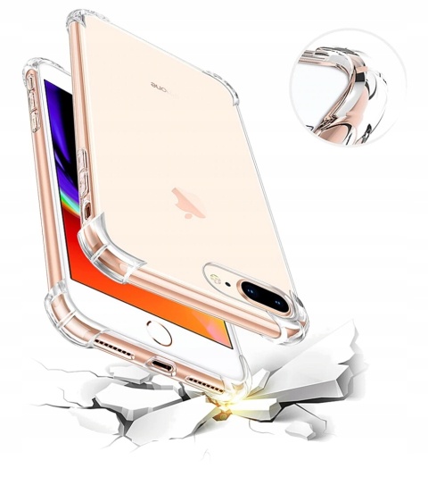 Etui Case Shockproof iPhone 7 Plus/8 Plus OCHRONA Etui Case Shockproof iPhone 7 Plus/8 Plus OCHRONA