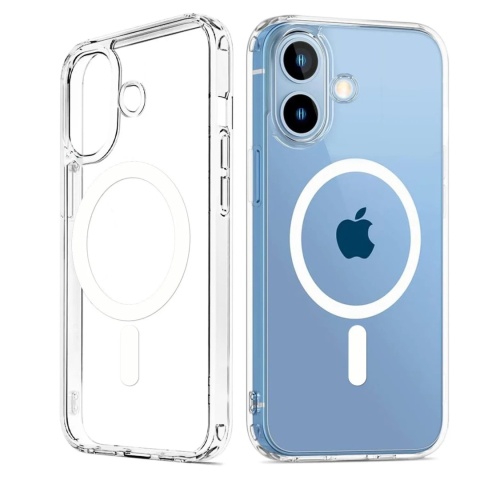 Etui iPhone 16 Plus Obudowa Magsafe Clear Case Magnetyczne Pełna Ochrona
