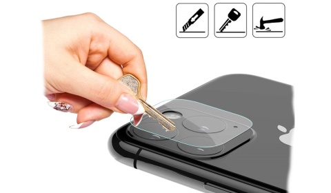 SZKŁO HARTOWANE NA APARAT DO IPHONE 11 PRO / PRO MAX SZKIEŁKO OCHRONNE KAMERY