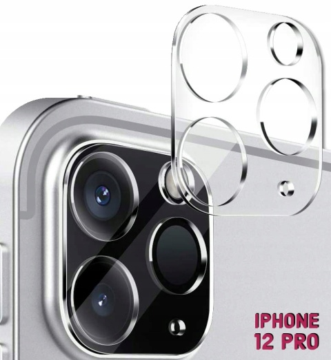 SZKŁO HARTOWANE NA APARAT DO IPHONE 12 PRO SZKIEŁKO OCHRONNE KAMERY