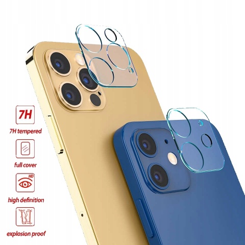 SZKŁO HARTOWANE NA APARAT DO IPHONE 12 SZKIEŁKO OCHRONNE KAMERY