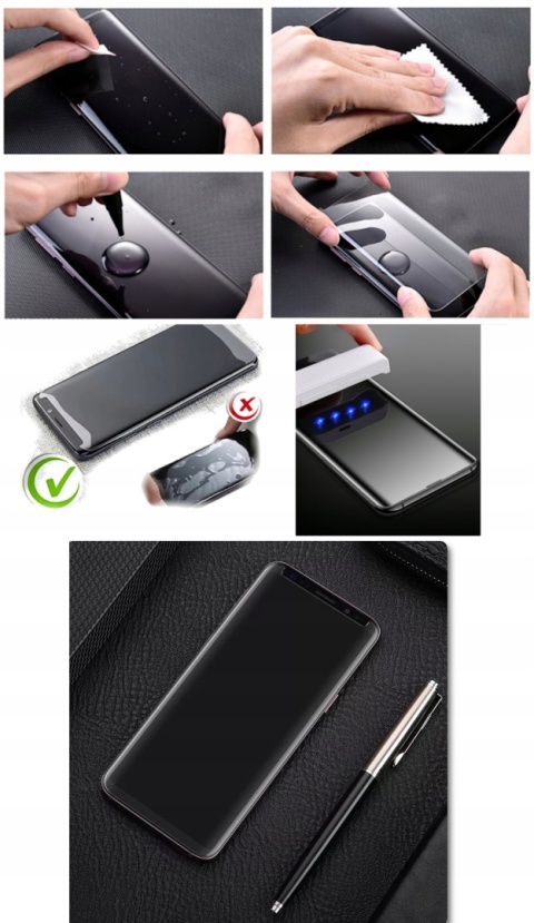 SZKŁO Hartowane UV Lampa Klej GALAXY S21 Ultra 5G SZKŁO Hartowane UV Lampa Klej GALAXY S21 Ultra 5G