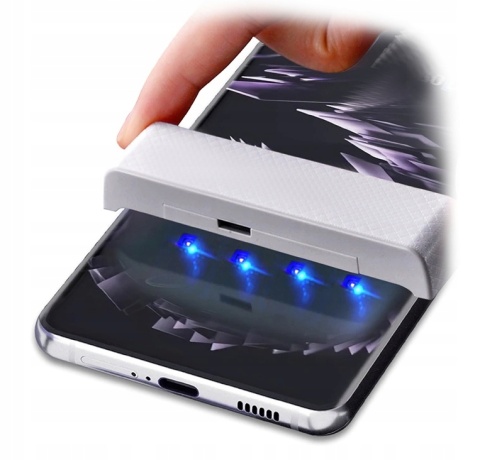 SZKŁO Hartowane UV Lampa Klej do GALAXY Note 10+ SZKŁO Hartowane UV Lampa Klej do GALAXY Note 10+