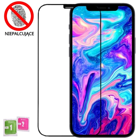 Szkło Hartowane iPhone 12 / 12 PRO Szyba Antypapilarna Powłoka Pełne Ramka Szkło Hartowane iPhone 12 / 12 PRO Szyba Antypapilarna Powłoka Pełne Ramka