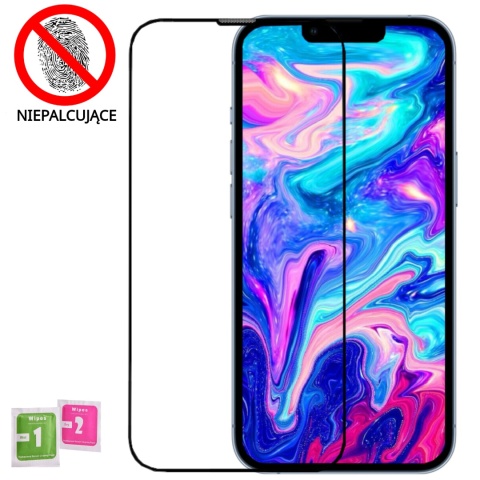 Szkło Hartowane iPhone 13 / 13 PRO Szyba Antypapilarna Powłoka Pełne Ramka Szkło Hartowane iPhone 13 / 13 PRO Szyba Antypapilarna Powłoka Pełne Ramka