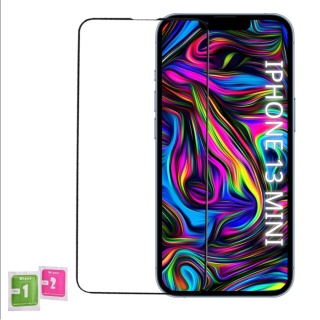 Szkło Hartowane iPhone 13 MINI Ochronne Pełne Idealnie Dopasowane Ramka