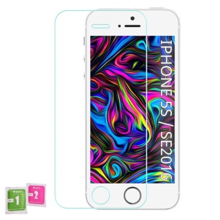 Szkło Hartowane iPhone 5 / 5S / SE2016 Ochronne Pełne Idealnie Dopasowane Ramka
