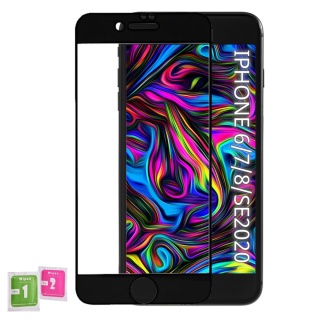 Szkło Hartowane iPhone 6/7/8/SE2020/2022 Ochronne Pełne Idealnie Dopasowane