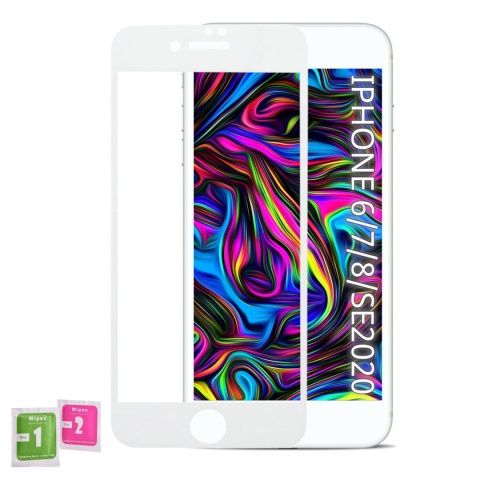 Szkło Hartowane iPhone 6/7/8/SE2020/2022 Pełne Idealnie Dopasowane Ramka Szkło Hartowane iPhone 6/7/8/SE2020/2022 Pełne Idealnie Dopasowane Ramka