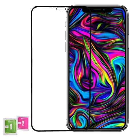 Szkło Hartowane iPhone XS MAX / 11 PRO MAX Pełne Idealnie Dopasowane Ramka Szkło Hartowane iPhone XS MAX / 11 PRO MAX Pełne Idealnie Dopasowane Ramka
