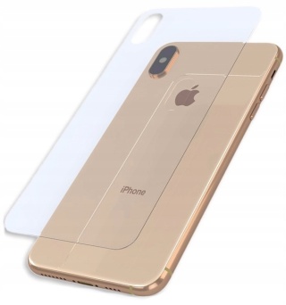 Szkło Ochronne Klapki Plecków do iPhone X XS