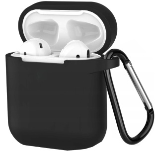 Etui Apple AirPods 1 / 2 Silikonowy Pokrowiec Ochronny Case Brelok Obudowa