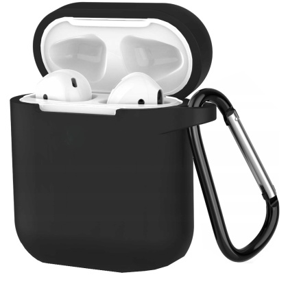 Etui Apple AirPods 1 / 2 Silikonowy Pokrowiec Ochronny Case Brelok Obudowa