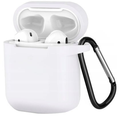 Etui Apple AirPods 1 / 2 Silikonowy Pokrowiec Ochronny Case Brelok Obudowa