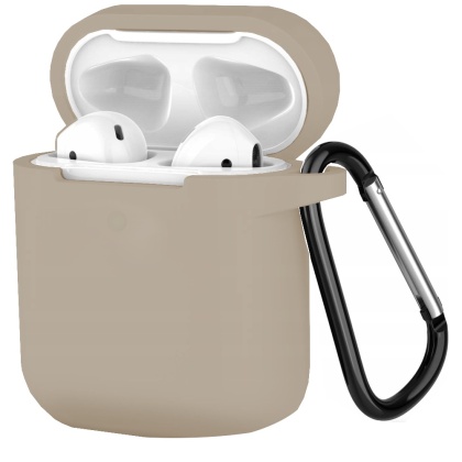Etui Apple AirPods 1 / 2 Silikonowy Pokrowiec Ochronny Case Brelok Obudowa