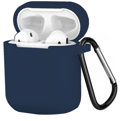 Etui Apple AirPods 1 / 2 Silikonowy Pokrowiec Ochronny Case Brelok Obudowa