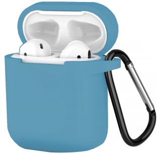 Etui Apple AirPods 1 / 2 Silikonowy Pokrowiec Ochronny Case Brelok Obudowa