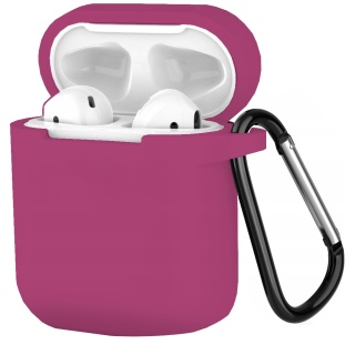 Etui Apple AirPods 1 / 2 Silikonowy Pokrowiec Ochronny Case Brelok Obudowa