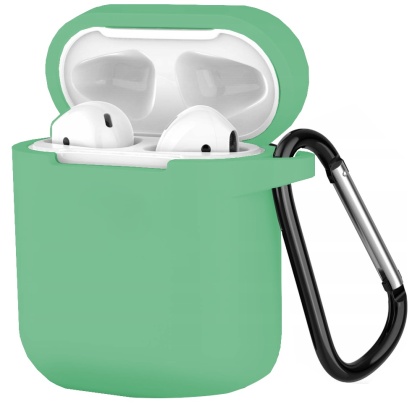 Etui Apple AirPods 1 / 2 Silikonowy Pokrowiec Ochronny Case Brelok Obudowa