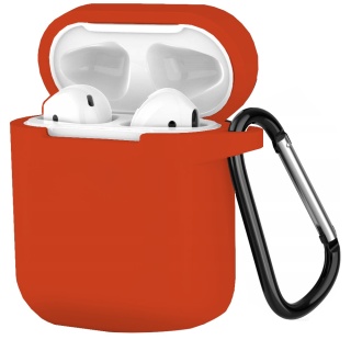 Etui Apple AirPods 1 / 2 Silikonowy Pokrowiec Ochronny Case Brelok Obudowa