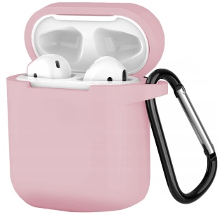 Etui Apple AirPods 1 / 2 Silikonowy Pokrowiec Ochronny Case Brelok Obudowa