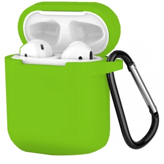Etui Apple AirPods 1 / 2 Silikonowy Pokrowiec Ochronny Case Brelok Obudowa