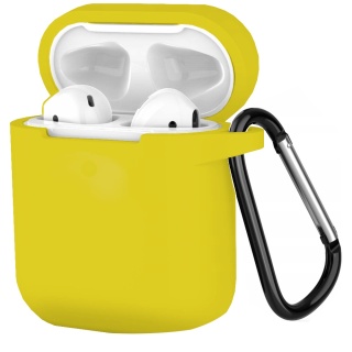 Etui Apple AirPods 1 / 2 Silikonowy Pokrowiec Ochronny Case Brelok Obudowa