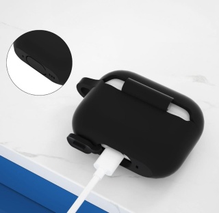 Etui Apple AirPods 1 / 2 Silikonowy Pokrowiec Ochronny Case Brelok Obudowa